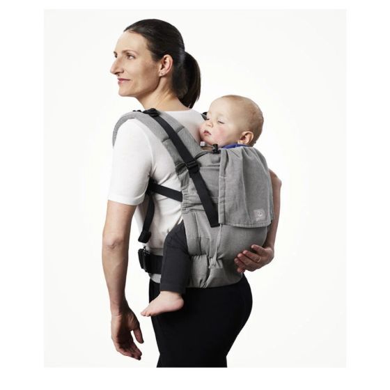 Stokke Limas Carrier Flex Gris Mélangé - Porte-bébé physiologique en coton bio