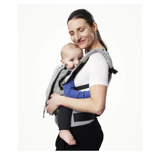 Stokke Limas Carrier Flex Gris Mélangé - Porte-bébé physiologique en coton bio