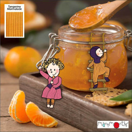 ManyMonths Kid MultiTube - tour de cou multi usages en laine mérinos - Tangerine Marmalade