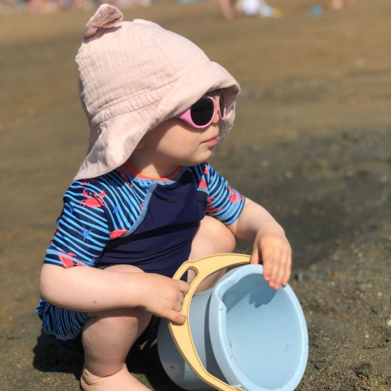 Naturioù Sun Hat with Ears Cotton Muslin