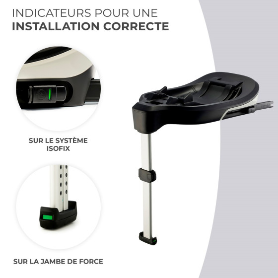 Kinderkraft Base ISOFIX CARE FX pour siège I-CARE I-SIZE