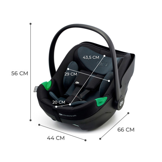 Kinderkraft I-CARE i-Size Car Seats for Infants (40-87 cm)