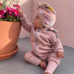 Fun2bemum Teddy Baby cotton overall - Pink