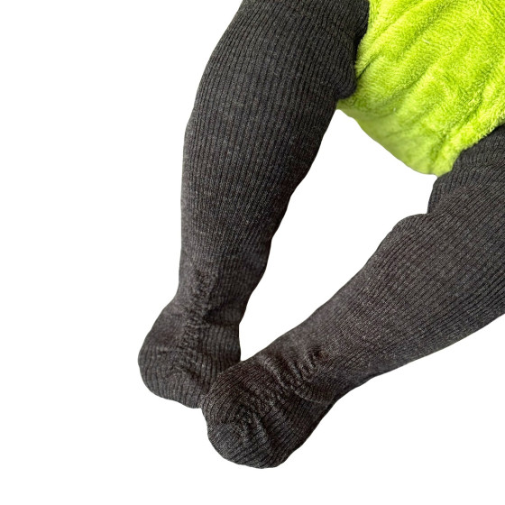 Manymonths Long Tubes Booties Chaussons / chaussettes de portage ajustables en laine 