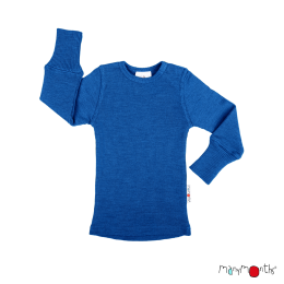 ManyMonths Natural Woollies Shirt Long Sleeve - Classic Blue