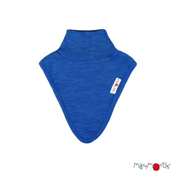 ManyMonths Dickie - Col à Enfiler en Pure Laine Mérinos Classic blue (bleu foncé mélangé)