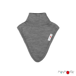 ManyMonths Dickie - Col à Enfiler en Pure Laine Mérinos Elephant grey (gris mélangé)