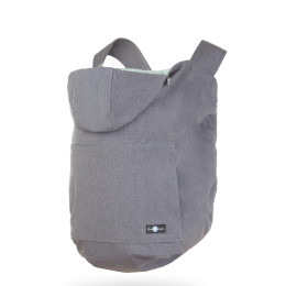 Fun2BeMum Couverture de Portage en Softshell - Dust Grey Melange