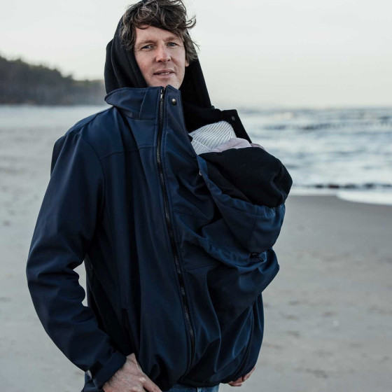 Fun2BeMum ELBRUS Babywearing softshell jacket for Dad