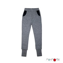 ManyMonths Pantalon Unisex Joggers en Laine - Elephant Grey