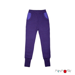 ManyMonths Pantalon Unisex Joggers en Laine - Acai Berry