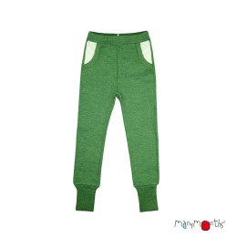 ManyMonths Pantalon Unisex Joggers en Laine - Forest Floor Green