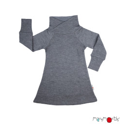 ManyMonths Natural Woollies Sweater Tunic Dress - Elephant Grey