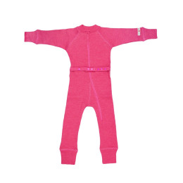 ManyMonths Natural Woollies One Piece Suit - Pop Pink