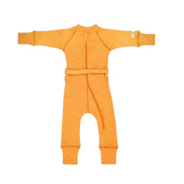 ManyMonths Natural Woollies One Piece Suit - Tangerine Marmalade