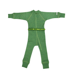 ManyMonths Natural Woollies One Piece Suit - Forest Floor Green