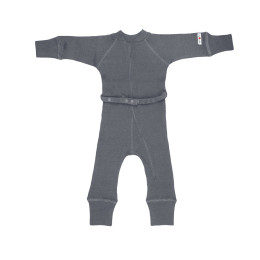 ManyMonths Natural Woollies One Piece Suit - Elephant Grey