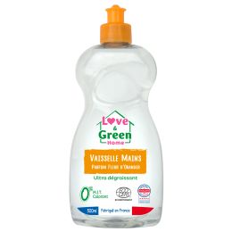 Love and Green Hand Dishwashing Liquid Orange Blossom Scent - 500ml