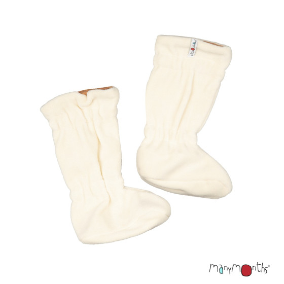 Manymonths Chaussons de portage d'hiver Laine Merinos/Polaire