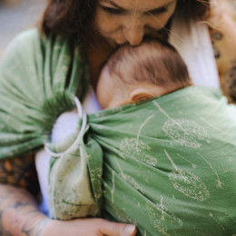 Little Frog Ring Sling - Linen lightness