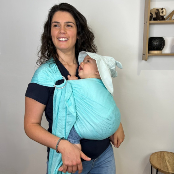 copy of Naturioù R'Sling Blue Pastel - Ring Sling en Mesh