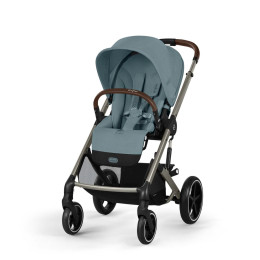 Cybex Balios S Lux 2 - Poussette tout-terrain combinée - Stormy Blue (Châssis Taupe)