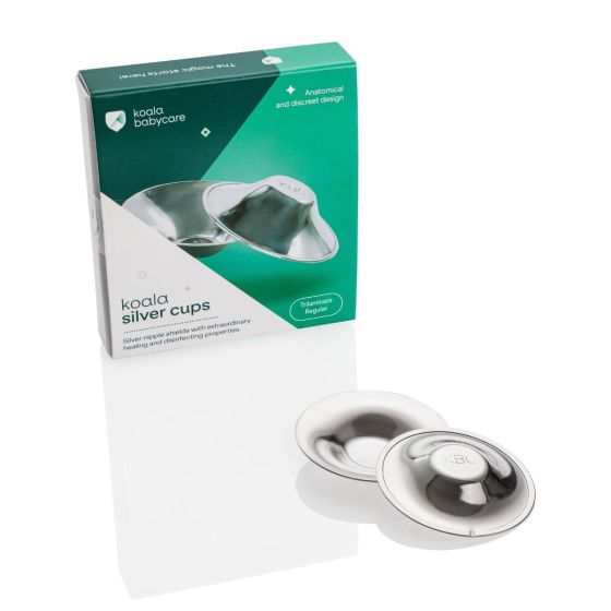 Koala Babycare Silver Cups - Coupelles protège-mamelons en trilaminé