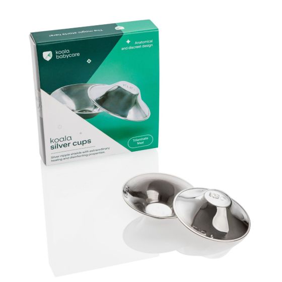 Koala Babycare Silver Cups - Coupelles protège-tétons en argent trilaminé