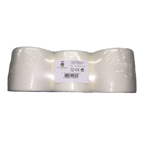 Lot of 3 rolls of protective paper layer washable P'tits Dessous