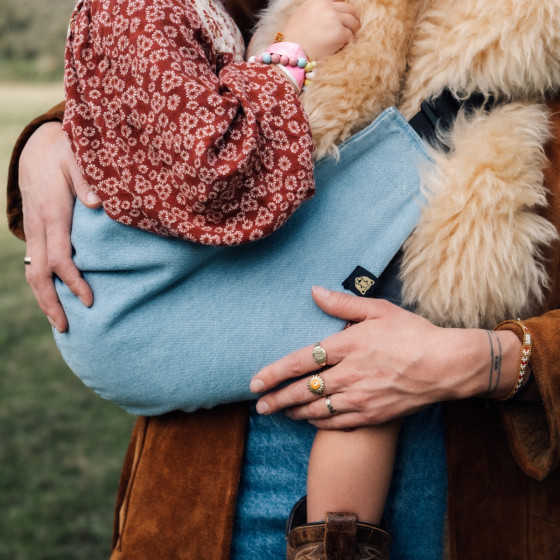 Wildride - Toddler Carrier à Motif Denim