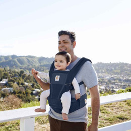 Ergobaby Away Graphite Grey - Baby Carrier - Bleu nuit