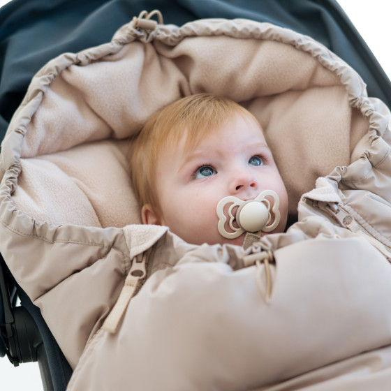 Chancelière universelle pour poussette beige