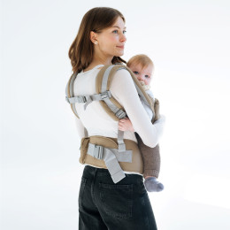 Love and Carry Hip Seat - baby carrier 6-en-1 - Beige foncé