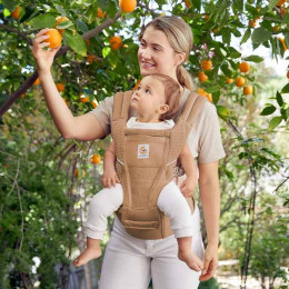 Ergobaby Away Graphite Grey - Baby Carrier - camel