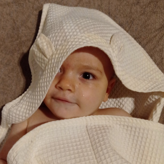 Naturioù Waffle Baby Towel