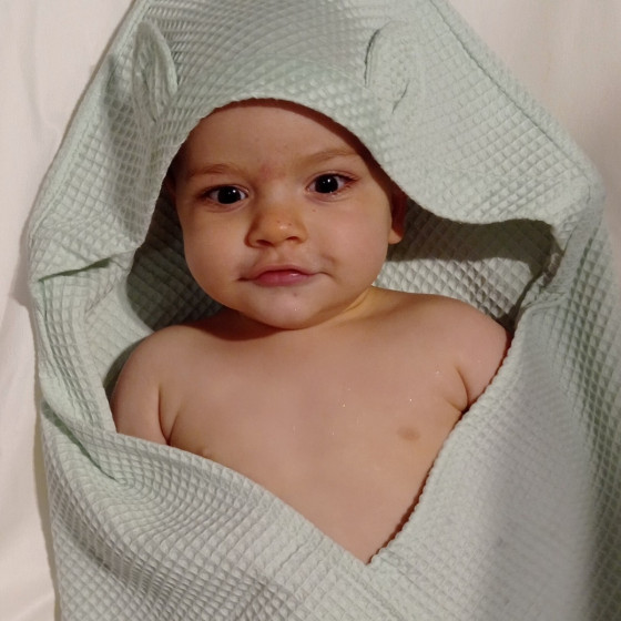 Naturioù Waffle Baby Towel