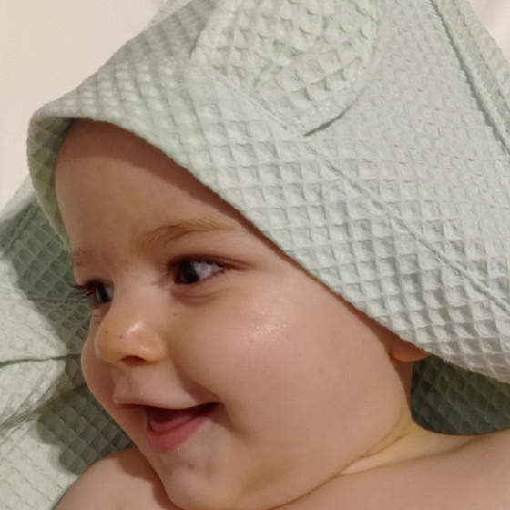 Naturioù Waffle Baby Towel