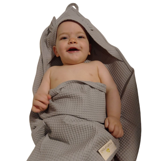 Naturioù Waffle Baby Towel