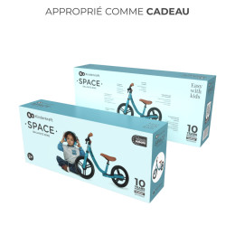 Kinderkraft Space Draisienne en Métal - Bleu