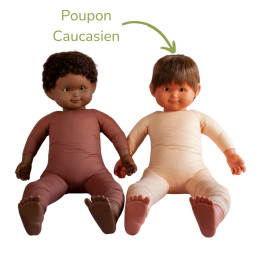Bambin 18-24 mois 85cm 4 kg - Poupon avec Squelette Fabriqué en Espagne