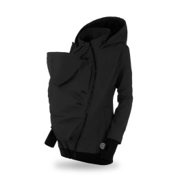 Fun2BeMum Babywearing Softshell Jacket EVEREST 3 in 1 - Black