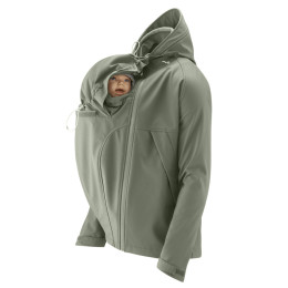 Mamalila Softshell Babywearing Jacket for Men Allrounder - Agave