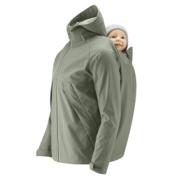 Mamalila Softshell Babywearing Jacket for Men Allrounder - Agave