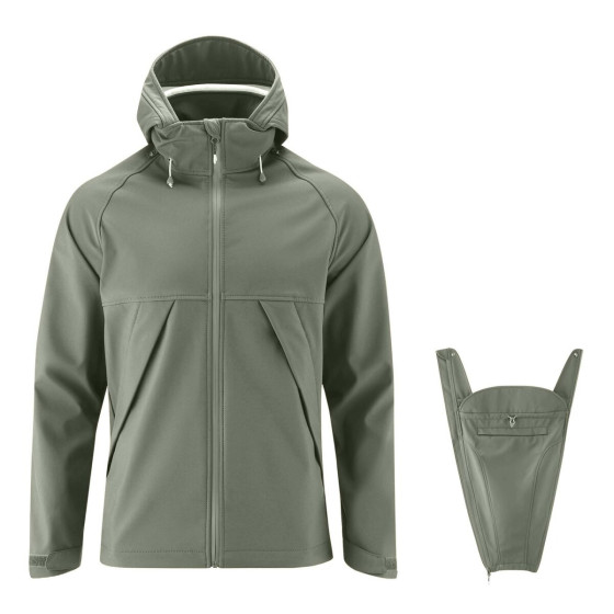 Mamalila Veste de Portage pour Homme Softshell