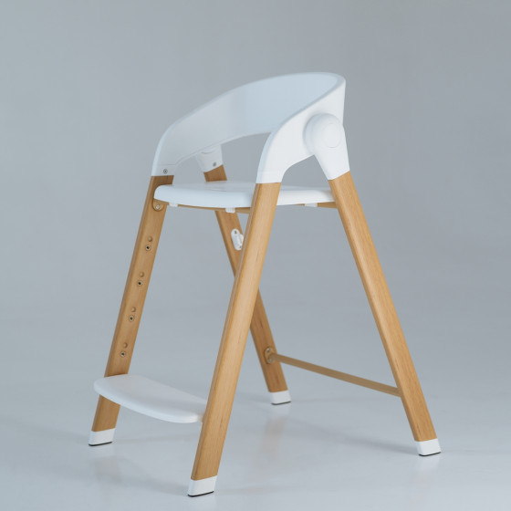 Love and Carry - Chaise haute 3 en 1 FLEX blanc
