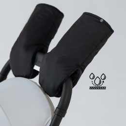 Love and Carry - winter mittens for strollers - Black