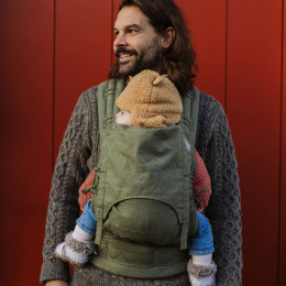 Fidella Flyclick - Halfuckle baby carrier - Moss