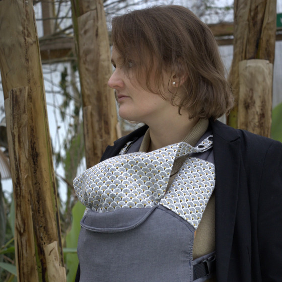 Guizy Couture - teething pads and baby hood for Guizy baby carrier