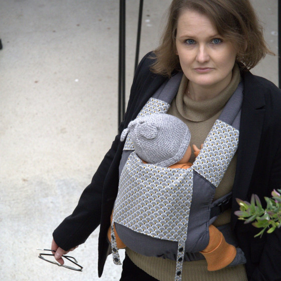 Guizy Couture - teething pads and baby hood for Guizy baby carrier