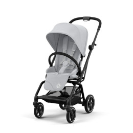 Cybex Gold Eezy S Twist+2 - Poussette de voyage avec siège rotation à 360° - Fog Grey (Châssis Black)